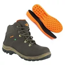 Bota Sapato Segurança Ecosafety Bico Pvc + Palmilha Gel Soft