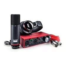 Paquete De Grabación Focusrite Scarlett 2i2 Studio 3ra Gen