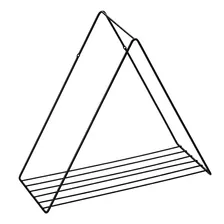 Prateleira Triangular Aço C/ Pintura Epóxi Preto Fosco-arthi
