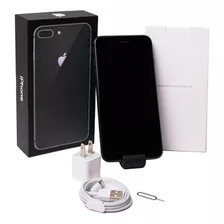  iPhone 8 Plus 64 Gb Gris Espacial Negro Con Caja Original Cargadores