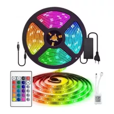 Cinta Luces Led Tira Rgb 5050 5m Con Control Carolinas Home