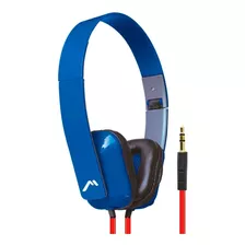 Audífonos Mitzu Alámbricos Mh-5028bl Azul Plegables End