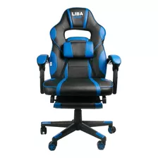 Cadeira Gamer Escritório Ergonômica Giratória Bn-w0008 Azul