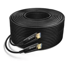Cable Hdmi Ultra Hd 4k 3d Hdr Fibra Óptica, 50 Metros Steren