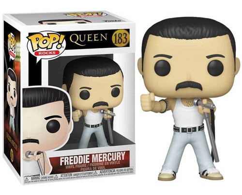Pop Funko 183 Freddie Mercury Queen Live Aid