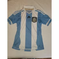 Camiseta Argentina 2 Estrellas adidas Talle L Niño