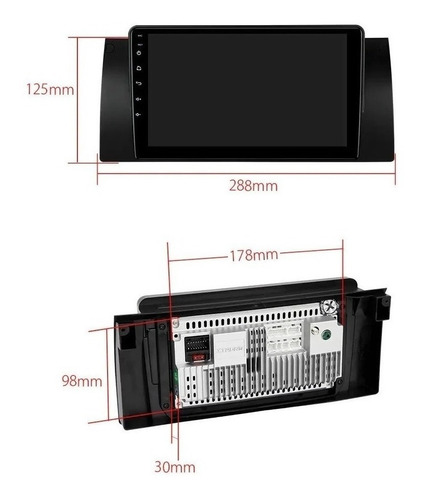 Android 11 Bmw X5 E53 1999-2006 Gps Wifi Bluetooth Radio Usb Foto 9