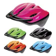 Capacete Para Bike Masculino E Feminino Ajustavel Adulto Cor Rosa Tamanho Tamanho Único Ajustável Do P Até Gg (56 - 62cm)