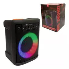 Parlante Portátil Bluetooth 3 Luz Led Fm Micro Sd Usb 