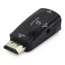 Adaptador Convertidor Hdmi A Vga Con Audio 3.5