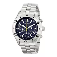 Reloj Nautica Hombre Crono Sumergible Fecha A23609g