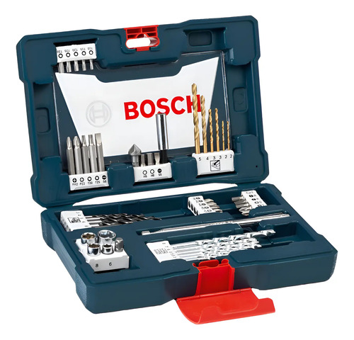 Set De Puntas Mechas Y Tubos Bosch V-line - 48 Piezas Dgm