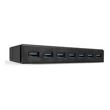 Hubs Usb Hub Usb 3.1 De 7 Puertos Lindy, Negro