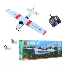 Avião Cessna 182 F949 Controle Remoto 3 Canais 2 Bat Wl Toys