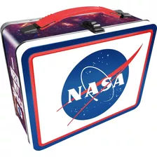 Caja Divertida De Lata Con Logo De La Nasa De Aquarius.