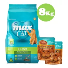 Max Cat Gato Buffet 8 Kg + Regalo