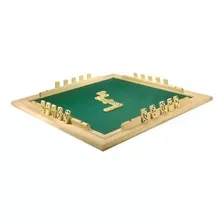 Jogo Tabuleiro De Mesa P/ Domino C/ Feltro 66 Cm Viagem