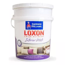 Loxon Latex Interior Larga Duracion 20l Sherwin Rex Color Blanco