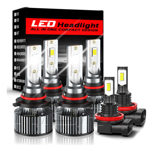 Foto de Kit Faros Luz Led 9005 H8 30000lm For Honda Haz Alta/baja