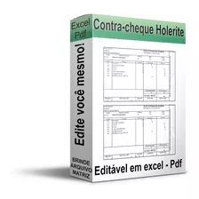 Contra-cheque Holerite Arquivo Pronto (3 Últimos Meses)