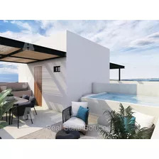 Casa Nueva En Venta, 3 Recámaras, 2 Niveles, Piscina En Roof Top, Playa Del Carmen