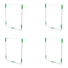 Kit Display Acrílico A4, Porta Folha Sulfite Para Elevador