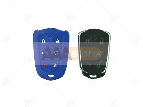 Funda Silicon Protector Llave Cadillac Xts 2015-2019 7 Color Foto 3