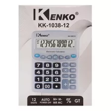 Calculadora Kenko Kk-1038 Color Gris