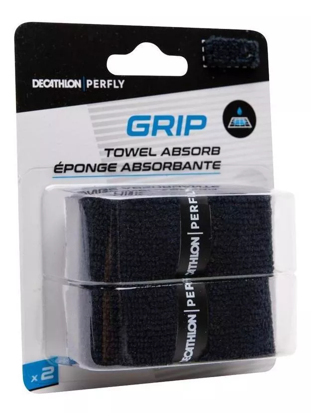 Grip De Badminton Towel Preto Conjunto De 2 - Cor Preto