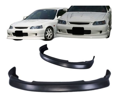 Lip Parachoque Delantero Honda Civic 99-00 Tipo Cs Custom Foto 2