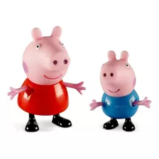 Bonecos Pim Pam Pum Peppa Pig E Seus Amigos Peppa E George