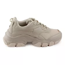 Tenis Para Mujer Lob Footwear Pu Beige 57004016