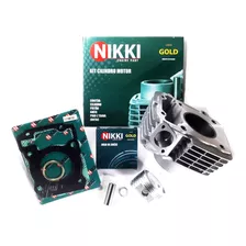 Kit Motor Nikki Cilindro Pistão Anéis Titan Bros Fan 150