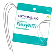 Arco Fio Flexy Niti Red Orthometric C/10- Escolha Sua Medida