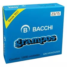 Grampo Para Grampeador - 23/15 Galvanizado 1000 Grampos - Ba