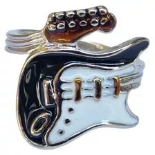 Anillo Músico Guitarra Bajo Música Rock Sortija Metal 