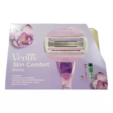 Gillette Venus Skin Breeze Kit Rastrillo Cartucho Gel Maleta