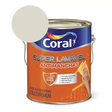 Tinta Acrílica Super Lavavel Eggshell Gelo 3.6l Coral