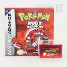Pokemon Ruby Rubi Gameboy Advance Gba Re-pro Español + Caja
