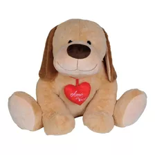 Pelucia Cachorro Bob Love Sentado 37cm Lovely