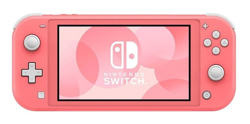Console Nintendo Switch Lite Coral Lacrado Pronta Entrega
