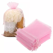 Bolsa De Organza De 5x7 Pulgadas Cordón Joyas, Dulces,...