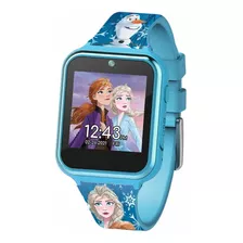 Smart Watch Disney Frozen 2 Pulseira De Silicone Azul 42mm