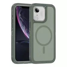 Funda Con Forma De Anillo Verde Para iPhone 11/xr