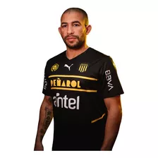 Camiseta Peñarol Puma 2022 Futbol Remera Negra Alternativa 