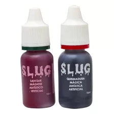 Kit Sangue + Queimadura Slug Maquiagem Artística Halooween