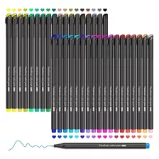 Lapices Tiralínea Fineliner 0,4mm 36 Colores Punta Fina 