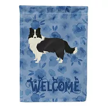 Carolines Treasures Ck6226gf Border Collie Bienvenido Jardín