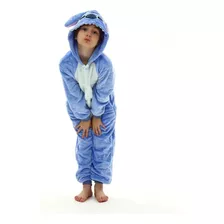 Pijama Kigurumi Stitch Invierno Niños Importado