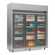 Refrigerador Vertical Auto Serviço 1200 Litros Tipo Inox Co